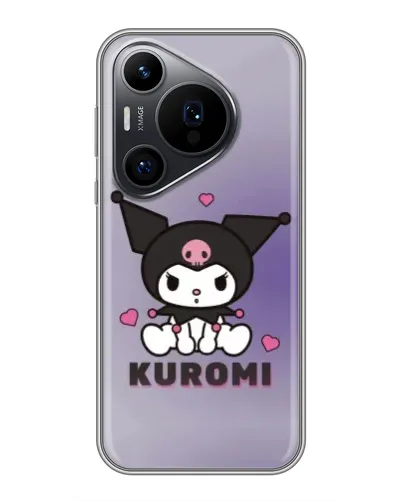 Чохол для Huawei Pura 70 PRO з картинкою «Kuromi — фіолетовий арт» Чохол для Huawei Pura 70 PRO з картинкою «Kuromi — фіолетовий арт»