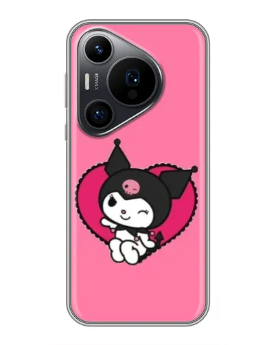 Чохол для Huawei Pura 70 PRO з картинкою «Kuromi — любов у серці» Чохол для Huawei Pura 70 PRO з картинкою «Kuromi — любов у серці»