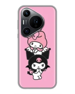 Чохол для Huawei Pura 70 PRO з картинкою «My Melody та Kuromi»