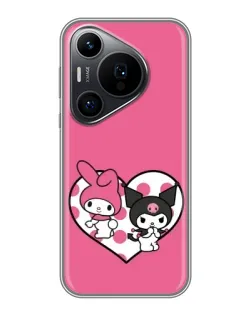 Чохол для Huawei Pura 70 PRO з картинкою «Kuromi та My Melody»