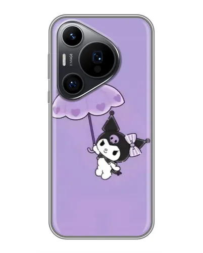 Чохол для Huawei Pura 70 PRO з картинкою «Kuromi з парасолькою» Чохол для Huawei Pura 70 PRO з картинкою «Kuromi з парасолькою»
