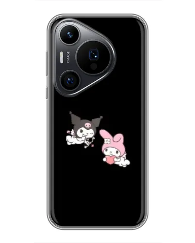 Чохол для Huawei Pura 70 PRO з картинкою «My Melody та Kuromi» Чохол для Huawei Pura 70 PRO з картинкою «My Melody та Kuromi»