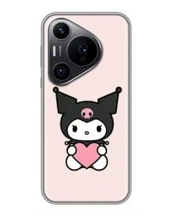 Чохол для Huawei Pura 70 PRO з картинкою «Kuromi та серце»