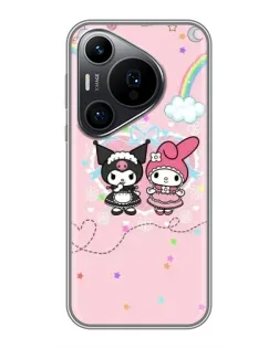 Чохол для Huawei Pura 70 PRO з картинкою «My Melody та Kuromi»