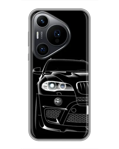 Чохол для Huawei Pura 70 PRO з картинкою «Темний силует BMW» Чохол для Huawei Pura 70 PRO з картинкою «Темний силует BMW»