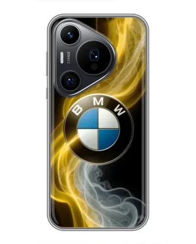 Чохол для Huawei Pura 70 PRO з картинкою «Золотистий дим BMW» Чохол для Huawei Pura 70 PRO з картинкою «Золотистий дим BMW»
