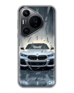 Чохол для Huawei Pura 70 PRO з картинкою «BMW у світлі фар»