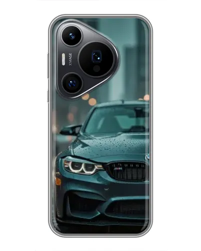 Чохол для Huawei Pura 70 PRO з картинкою «BMW у вогнях міста» Чохол для Huawei Pura 70 PRO з картинкою «BMW у вогнях міста»