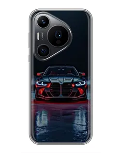 Чохол для Huawei Pura 70 PRO з картинкою «BMW на мокрій дорозі»