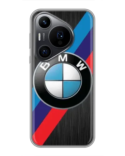 Чохол для Huawei Pura 70 PRO з картинкою «BMW M-stripes стиль» Чохол для Huawei Pura 70 PRO з картинкою «BMW M-stripes стиль»