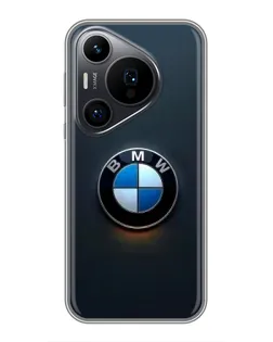Чохол для Huawei Pura 70 PRO з картинкою «Логотип BMW — мінімалізм»