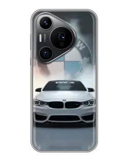 Чохол для Huawei Pura 70 PRO з картинкою «BMW в білому диму»