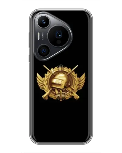 Чехол для Huawei Pura 70 PRO с картинкой «PUBG — оранжевый градиент» Чехол для Huawei Pura 70 PRO с картинкой «PUBG — оранжевый градиент»
