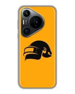 Чехол для Huawei Pura 70 PRO с картинкой «PUBG — золотой шлем»