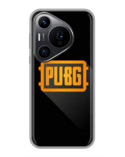 Чехол для Huawei Pura 70 PRO с картинкой «PUBG — рамка лого»