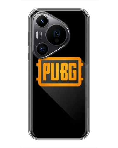 Чехол для Huawei Pura 70 PRO с картинкой «PUBG — рамка лого» Чехол для Huawei Pura 70 PRO с картинкой «PUBG — рамка лого»