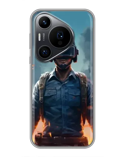 Чехол для Huawei Pura 70 PRO с картинкой «PUBG — реалистичный герой» Чехол для Huawei Pura 70 PRO с картинкой «PUBG — реалистичный герой»