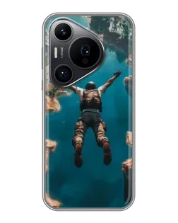 Чехол для Huawei Pura 70 PRO с картинкой «PUBG — свободное падение»