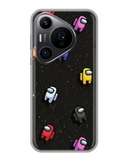 Чохол для Huawei Pura 70 PRO з картинкою «Космічний патерн Among Us»