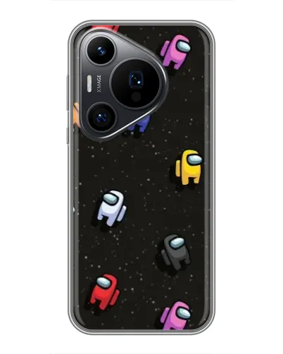 Чехол для Huawei Pura 70 PRO с картинкой «Космический паттерн Among Us» Чехол для Huawei Pura 70 PRO с картинкой «Космический паттерн Among Us»