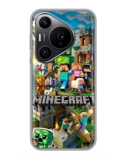 Чохол для Huawei Pura 70 PRO з картинкою «Замок Minecraft»