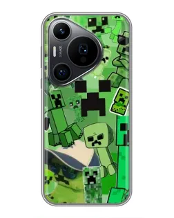 Чохол для Huawei Pura 70 PRO з картинкою «Кріпери Minecraft»