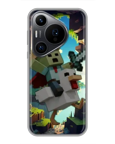 Чехол для Huawei Pura 70 PRO с картинкой «Стив и гусь»