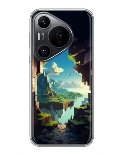 Чехол для Huawei Pura 70 PRO с картинкой «Вид из пещеры»
