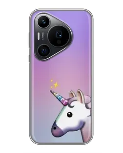 Чехол для Huawei Pura 70 PRO с картинкой «Единорог градиент»