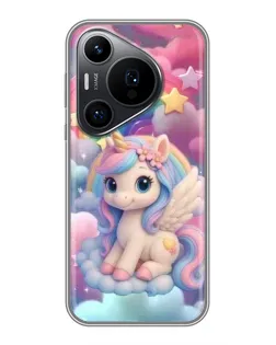 Чехол для Huawei Pura 70 PRO с картинкой «Маленький единорог»