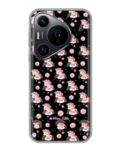 Чехол для Huawei Pura 70 PRO с картинкой «Magic Unicorn паттерн»