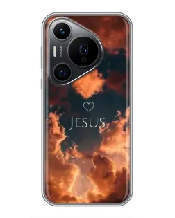 Чохол для Huawei Pura 70 PRO з картинкою «Сяйво Імені Jesus»