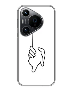 Чохол для Huawei Pura 70 PRO з картинкою «Рука тримає»