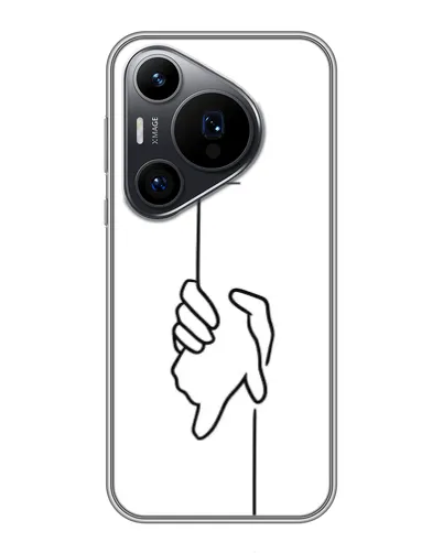 Чехол для Huawei Pura 70 PRO с картинкой «Рука держит» Чехол для Huawei Pura 70 PRO с картинкой «Рука держит»