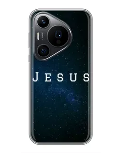 Чехол для Huawei Pura 70 PRO с картинкой «Звездное небо Jesus»
