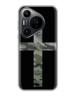 Чехол для Huawei Pura 70 PRO с картинкой «Милитари Крест»