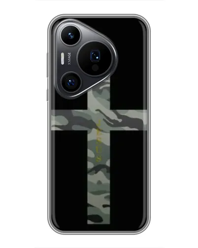 Чехол для Huawei Pura 70 PRO с картинкой «Милитари Крест» Чехол для Huawei Pura 70 PRO с картинкой «Милитари Крест»