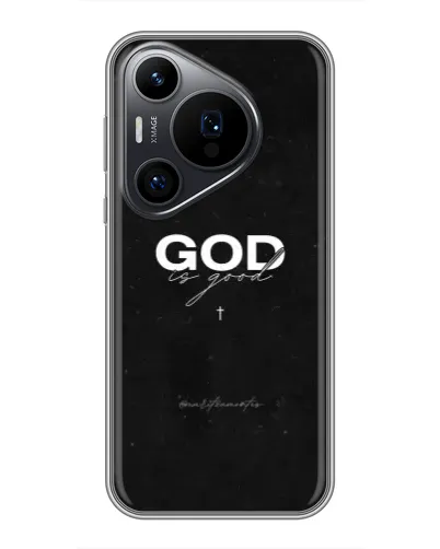 Чехол для Huawei Pura 70 PRO с картинкой «GOD — Бог над всем» Чехол для Huawei Pura 70 PRO с картинкой «GOD — Бог над всем»