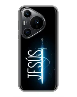 Чехол для Huawei Pura 70 PRO с картинкой «Меч Духа Jesus»