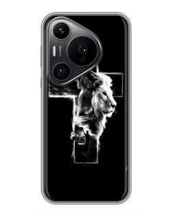 Чохол для Huawei Pura 70 PRO з картинкою «Сяючий хрест Jesus»