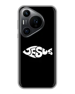 Чохол для Huawei Pura 70 PRO з картинкою «Риба  Jesus»
