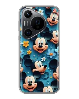 Чехол для Huawei Pura 70 PRO с картинкой «Паттерн Микки и Минни»