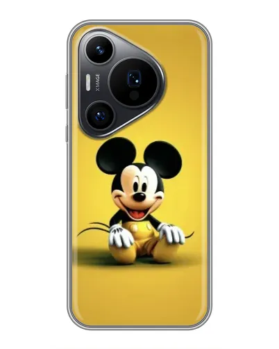 Чехол для Huawei Pura 70 PRO с картинкой «Микки на желтом»