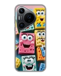 Чехол для Huawei Pura 70 PRO с картинкой «Цветные губки»