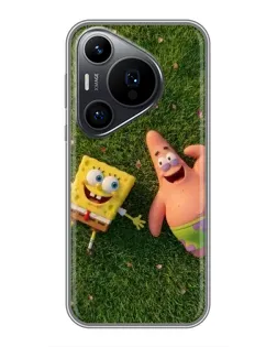 Чехол для Huawei Pura 70 PRO с картинкой «Друзья на лужайке»