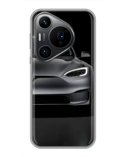 Чехол для Huawei Pura 70 PRO с картинкой «Tesla Model S Look»