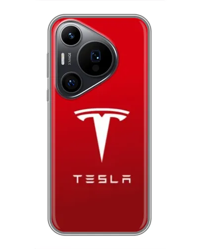 Чехол для Huawei Pura 70 PRO с картинкой «Tesla Red Classic»