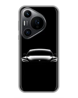 Чехол для Huawei Pura 70 PRO с картинкой «Фары Tesla Night» Чехол для Huawei Pura 70 PRO с картинкой «Фары Tesla Night»