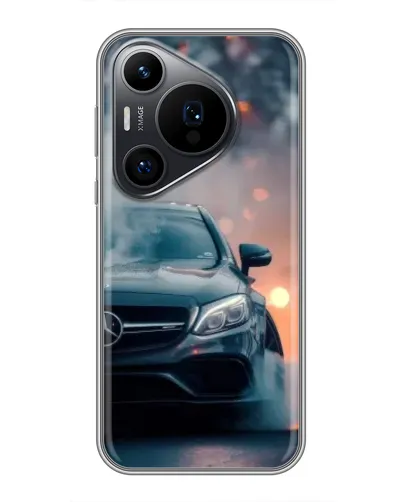 Чохол для Huawei Pura 70 PRO з картинкою «Mercedes — нічне місто» Чохол для Huawei Pura 70 PRO з картинкою «Mercedes — нічне місто»