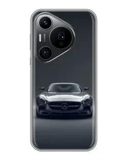Чохол для Huawei Pura 70 PRO з картинкою «Mercedes на чорному»